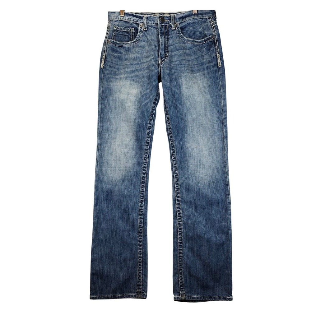BKE Jake Straight Leg Jeans Mens 32XL Blue Excellent Medium Wash ABM15019